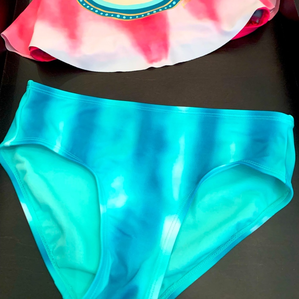 🏊🏻‍♀️Justice🍉 Two Piece Bathing Suit - Picture 3 of 6